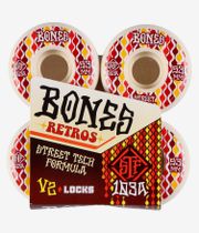 Bones STF Retros V2 Roues (white red) 53mm 103A 4 Pack