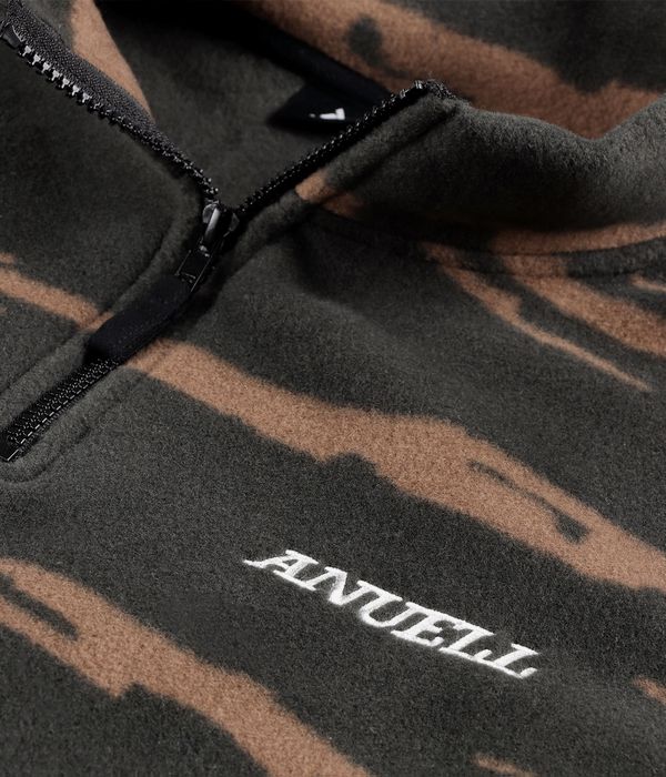 Anuell Kozor Fleece Half Zip Sweater (coffee)