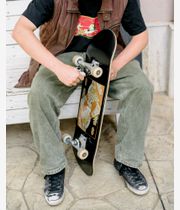 skatedeluxe Cards Twin Tail 8.375" Skateboard Deck (black)