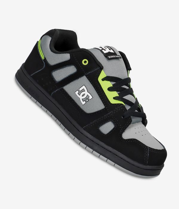 DC Stag Shoes kids (black grey lime)