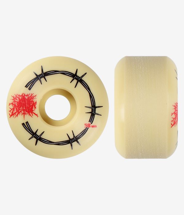 skatedeluxe Barbwire Conical ADV Wheels (natural) 58mm 100A 4 Pack
