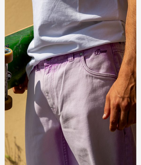Dime Classic Relaxed Denim Jeans (violet)