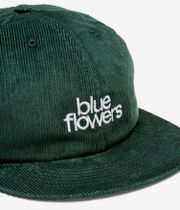 Blue Flowers Longsight Gorra (forest green)