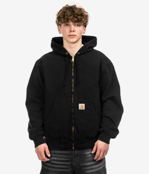 Carhartt WIP OG Active Organic Dearborn Kurtka (black stone canvas)