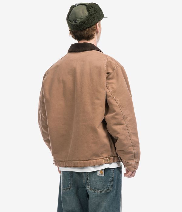 Carhartt WIP OG Detroit Organic Dearborn Giacca (hamilton brown tobacco stone can)
