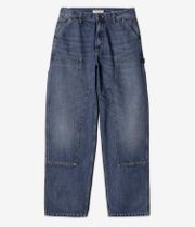 Carhartt WIP W' Brandon Double Knee Pant Camano Jeans women (blue dark used wash)