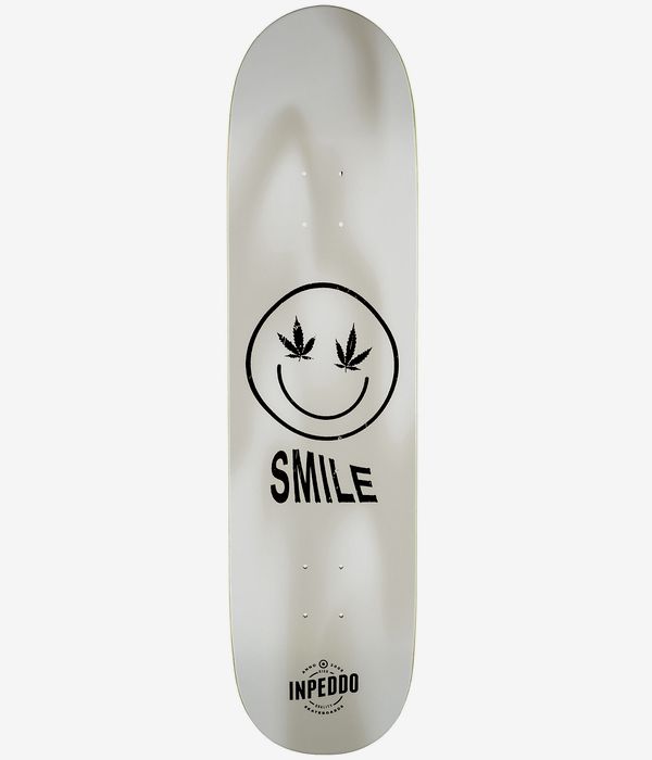 Inpeddo Smile Bright 8.5" Skateboard Deck (grey)