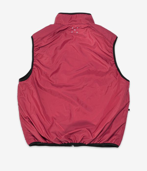 Pop Trading Company Reversible Gilet (anthracite rio red)