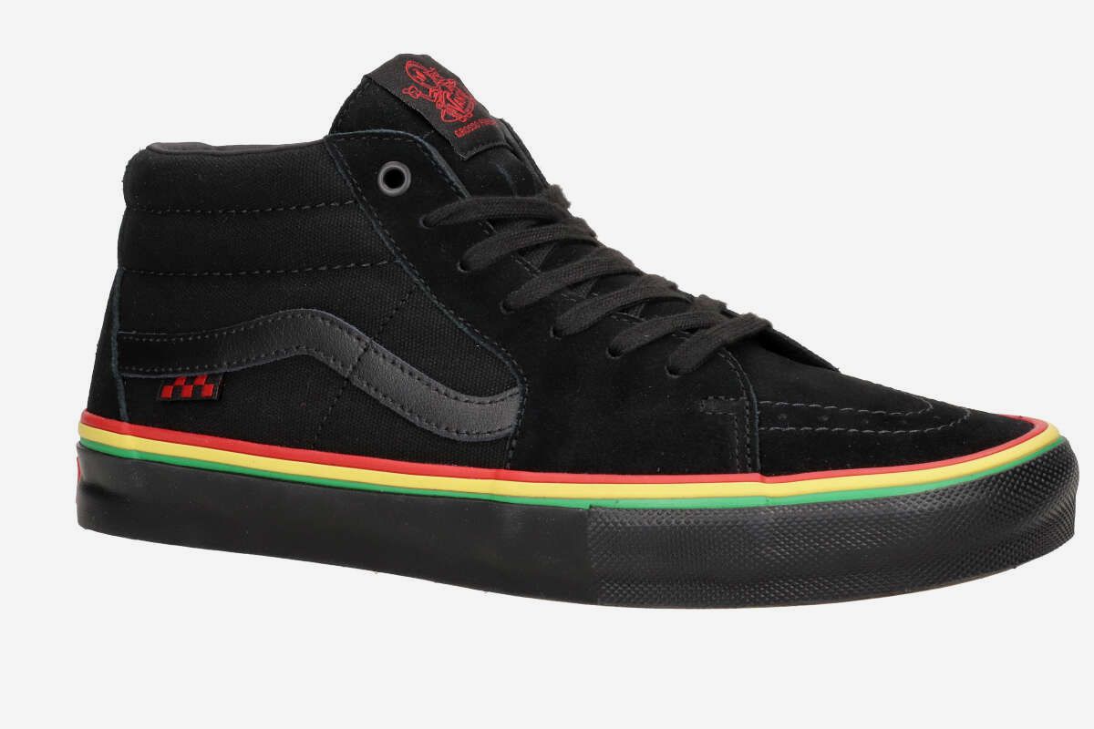 Vans Skate Grosso Mid Shoes (rasta black)