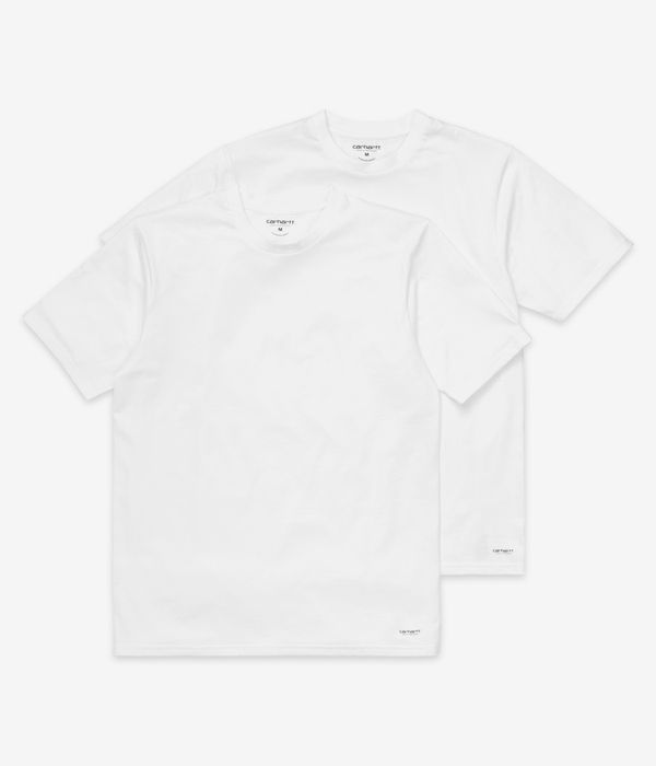 Carhartt WIP Standard T-Shirt (white white) 2er Pack