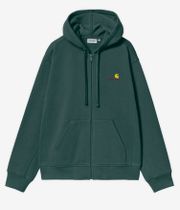 Carhartt WIP America Script Zip-Hoodie (conifer)
