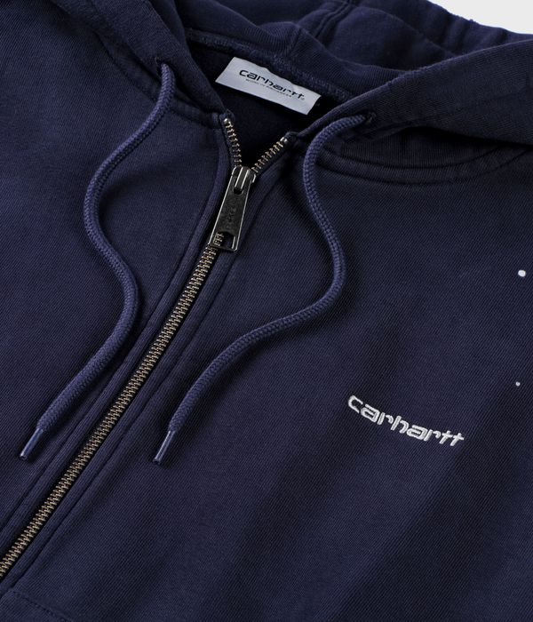 Carhartt WIP Painter Veste (dark navy destroy wash splatter)