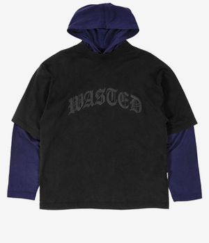 Wasted Paris Legacy Age sweat à capuche (faded black night blue)