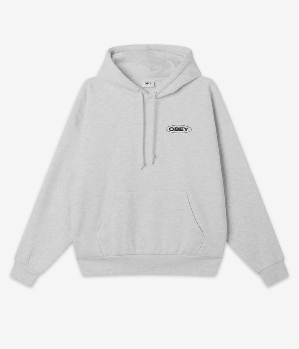 Obey Oval Cities Bluzy z Kapturem (grey)