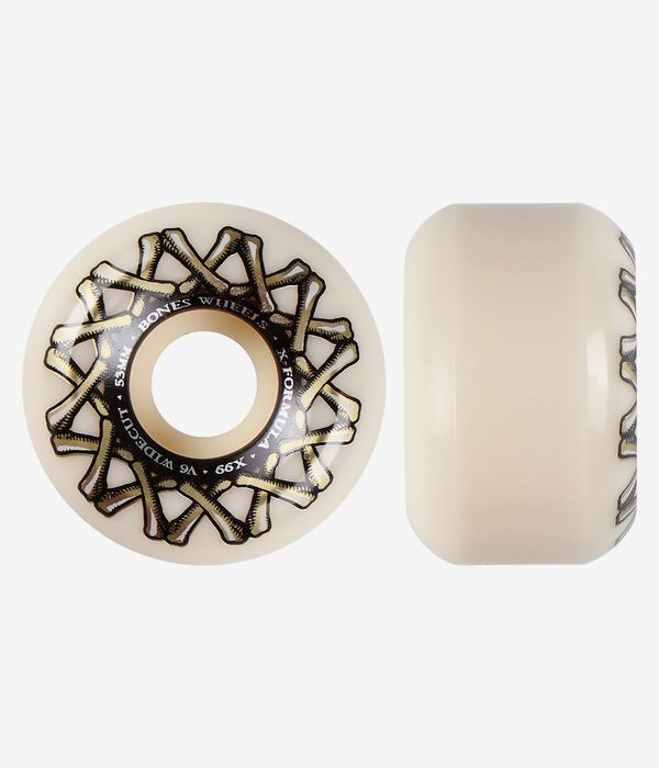 Bones X Formula V6 Wheels (white gold) 53 mm 99A 4 Pack