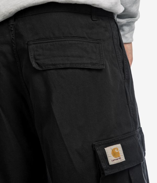 Shop Carhartt WIP Cole Cargo Pant Organic Moraga Pants (black 