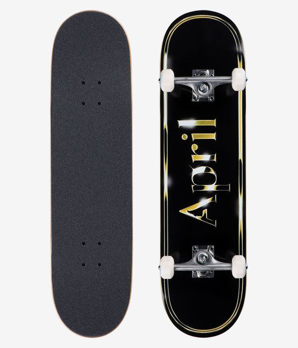 April OG Logo 8.25" Komplettboard (golden black)