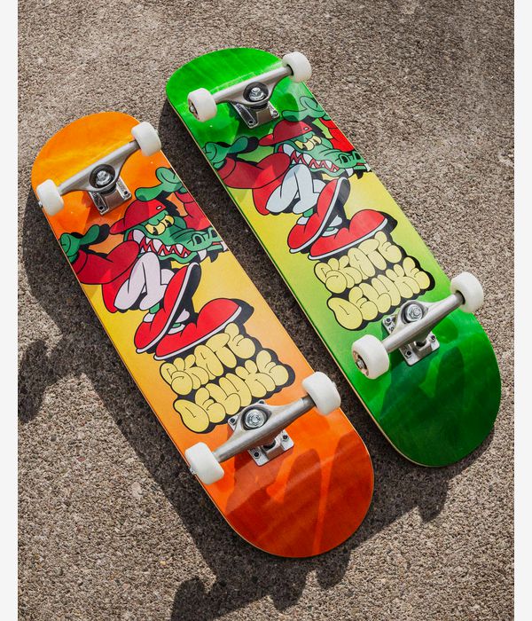 skatedeluxe Croc Kids 7" Complete-Board (green)