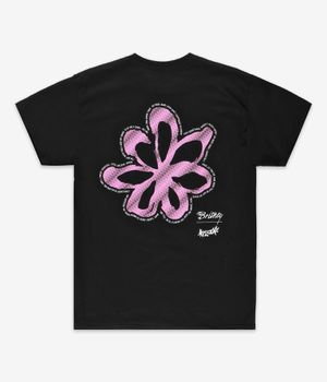 Welcome x Britney Flower T-Shirt (black)