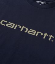 Carhartt WIP Script T-Shirt (deep night gentle green)