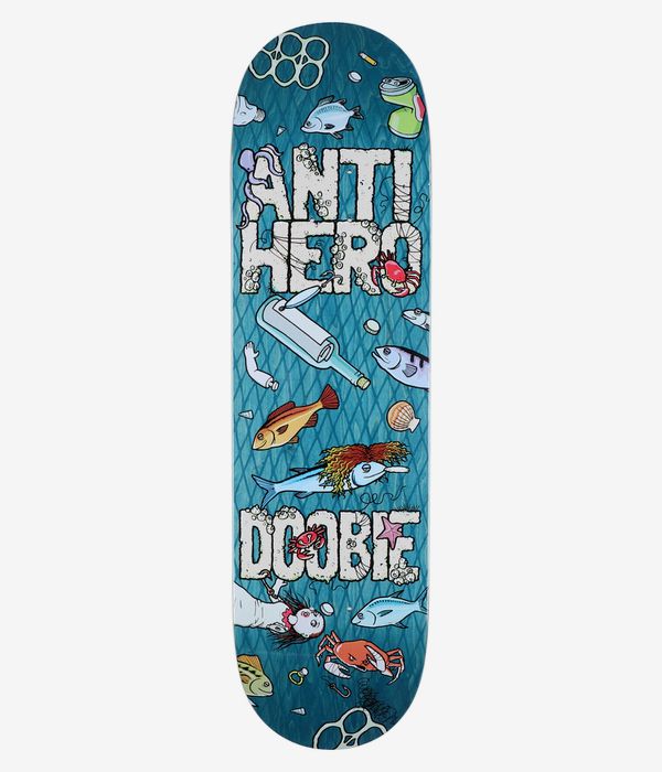 Anti Hero Doobie Catch Of The Day 8.75" Planche de skateboard (sea blue)