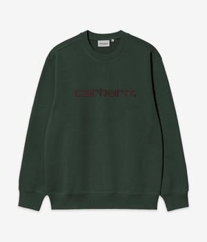Carhartt WIP Basic Sweatshirt (dark scarab palisander)