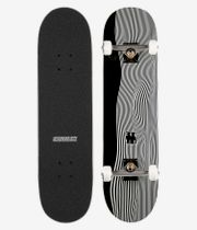 skatedeluxe Wave 7.875" Complete-Skateboard (black white)