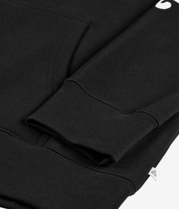 Anuell Yandum Organic Bluza z Kapturem na Zamek (black)