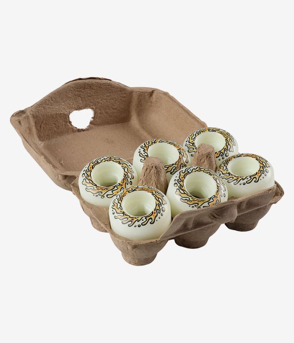 Santa Cruz OG Eggs Half Dozen Mini Chubbies Slime Balls Kółka (white) 45 mm 99A czteropak