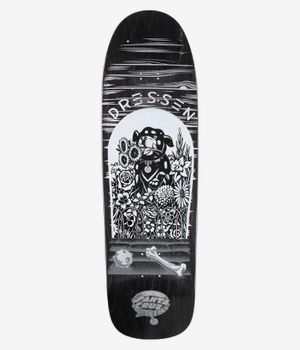 Santa Cruz Dressen Pup Shaped 9.31" Skateboard Deck (black)