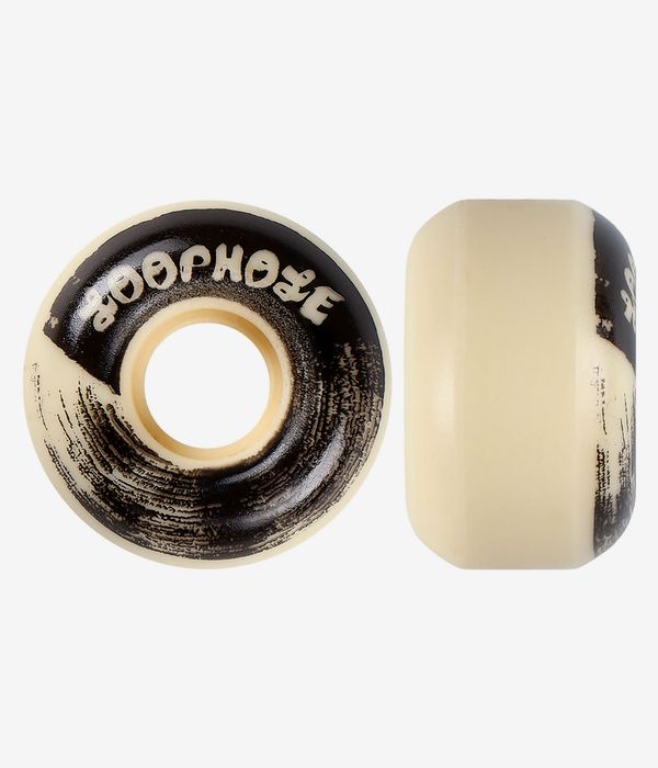 Loophole Brush Stroke Teardrop Ruote (white) 52mm 101A pacco da 4