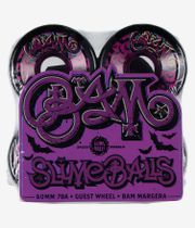 Santa Cruz Bam Margera Guest OG Slime Slime Balls Wheels (black) 60 mm 78A 4 Pack