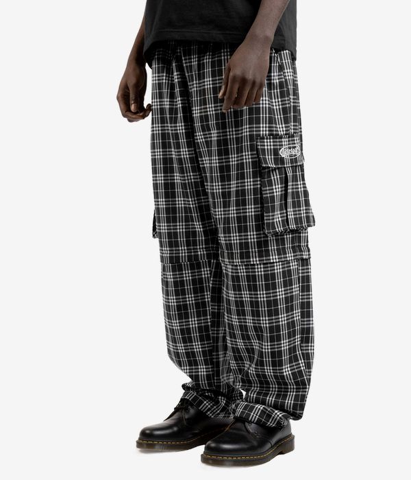 Wasted Paris Yard Tartan Hunter Hose (black white)