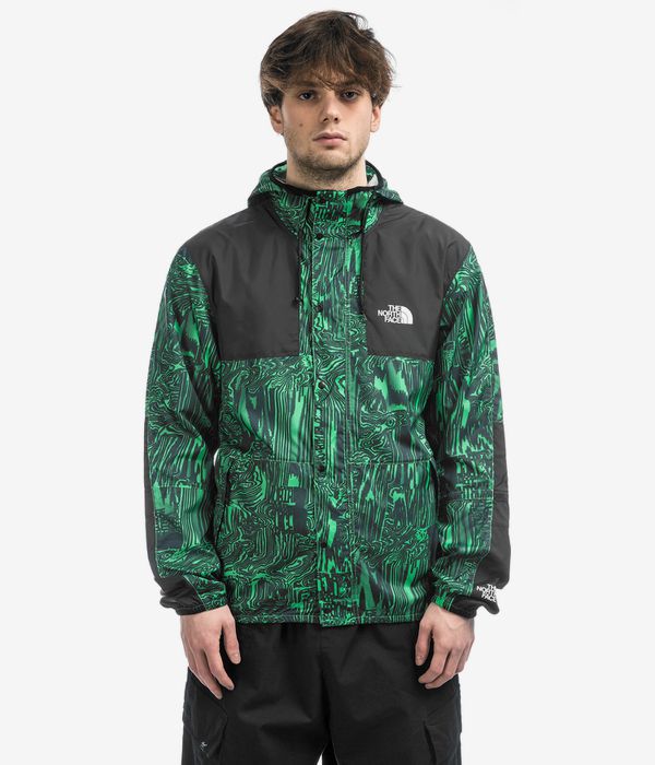 Shop The North Face Seasonal Mountain Jacket (green black) online