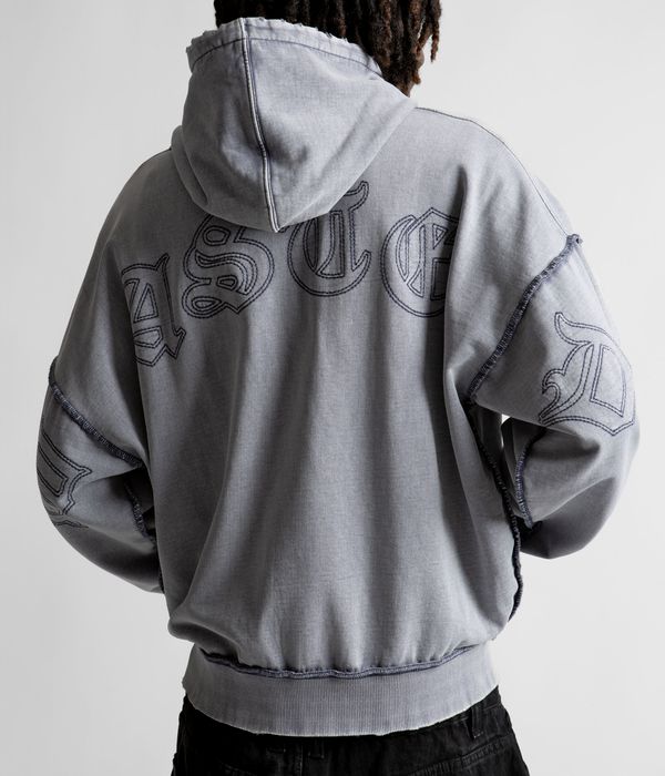 Wasted Paris Kingdom Curve Faded Zip-Hoodie (faded navy)