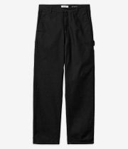 Carhartt WIP W' Pierce Pant Straight Hudson Pantalons women (black rinsed)