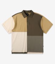 Brixton Deco Relaxed Polo-Shirt (tonal color block)