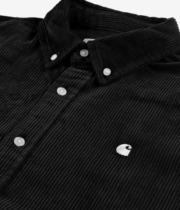 Carhartt WIP Madison Corduroy Camisa (black wax)