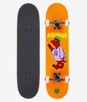 Almost Peace Out 7.875" Complete-Skateboard (orange)