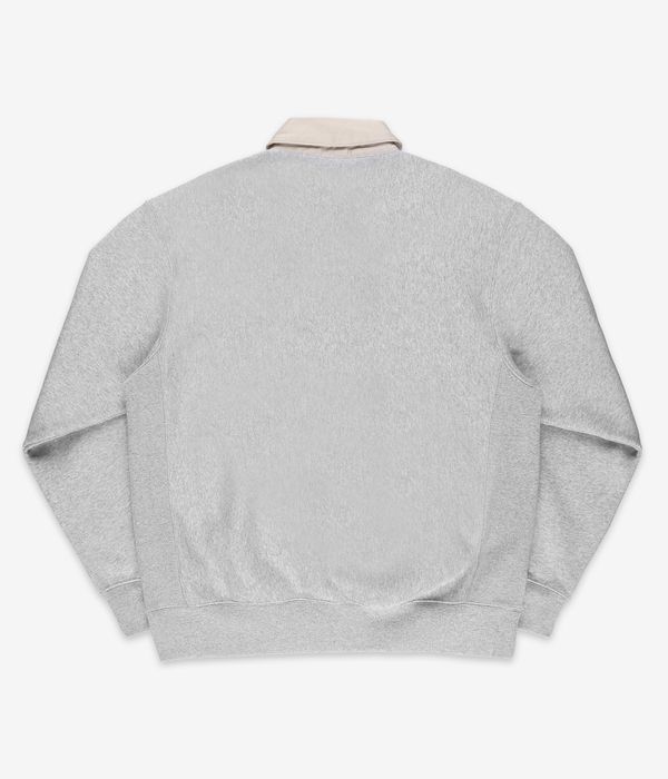 Champion Reverse Weave RWSS Core Polo Sweatshirt (grey heather)