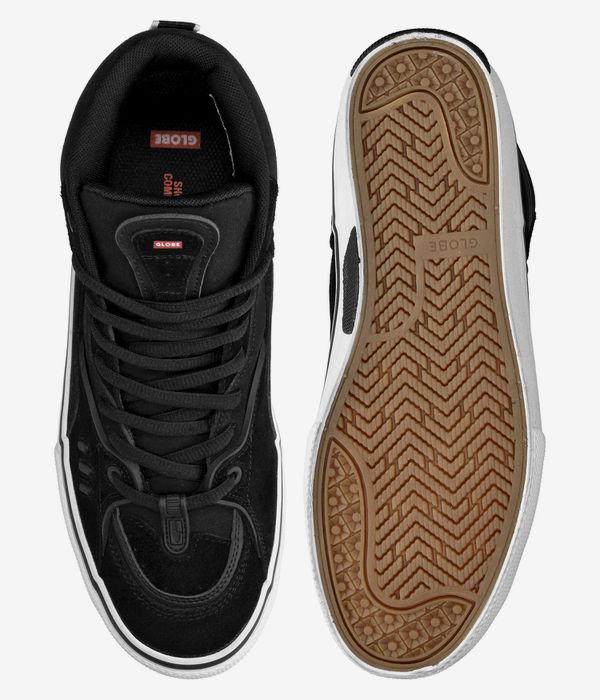 Globe Dimension Shoes (black white gum)