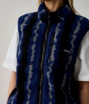 Gramicci Ripple Sherpa Vest (navy ripple)