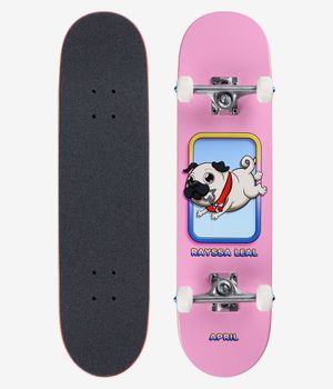 April Leal Slinky Mini 7.5" Complete-Board (pink)