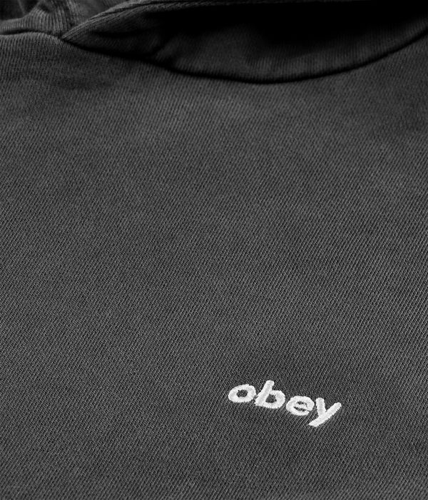 Obey Lowercase Pigment sweat à capuche (pigment pirate black)