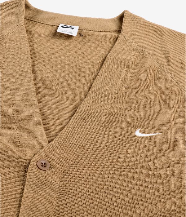 Logo loose fleece cardigan, Nike