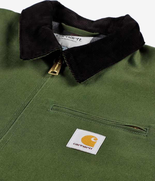 Carhartt WIP Detroit Dearborn Veste (tarragon black rigid)