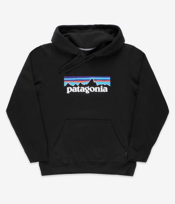 Patagonia P-6 Logo Uprisal Felpa Hoodie (black)