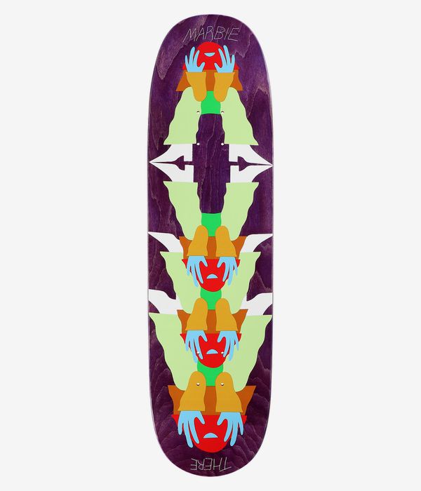 There Marbie Reflect 8.5" Skateboard Deck (multi)