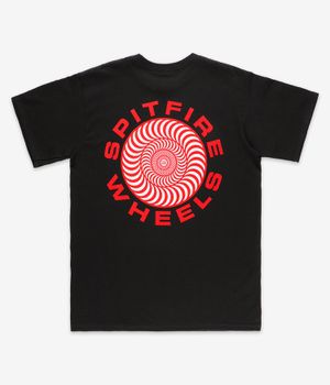 Spitfire Classic 87' Swirl T-Shirt (black red)