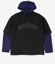Wasted Paris Legacy Age sweat à capuche (faded black night blue)